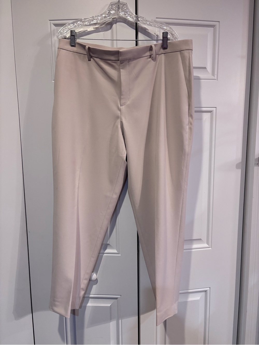 Uniqlo Women's Tailored Cropped Trousers - Beige